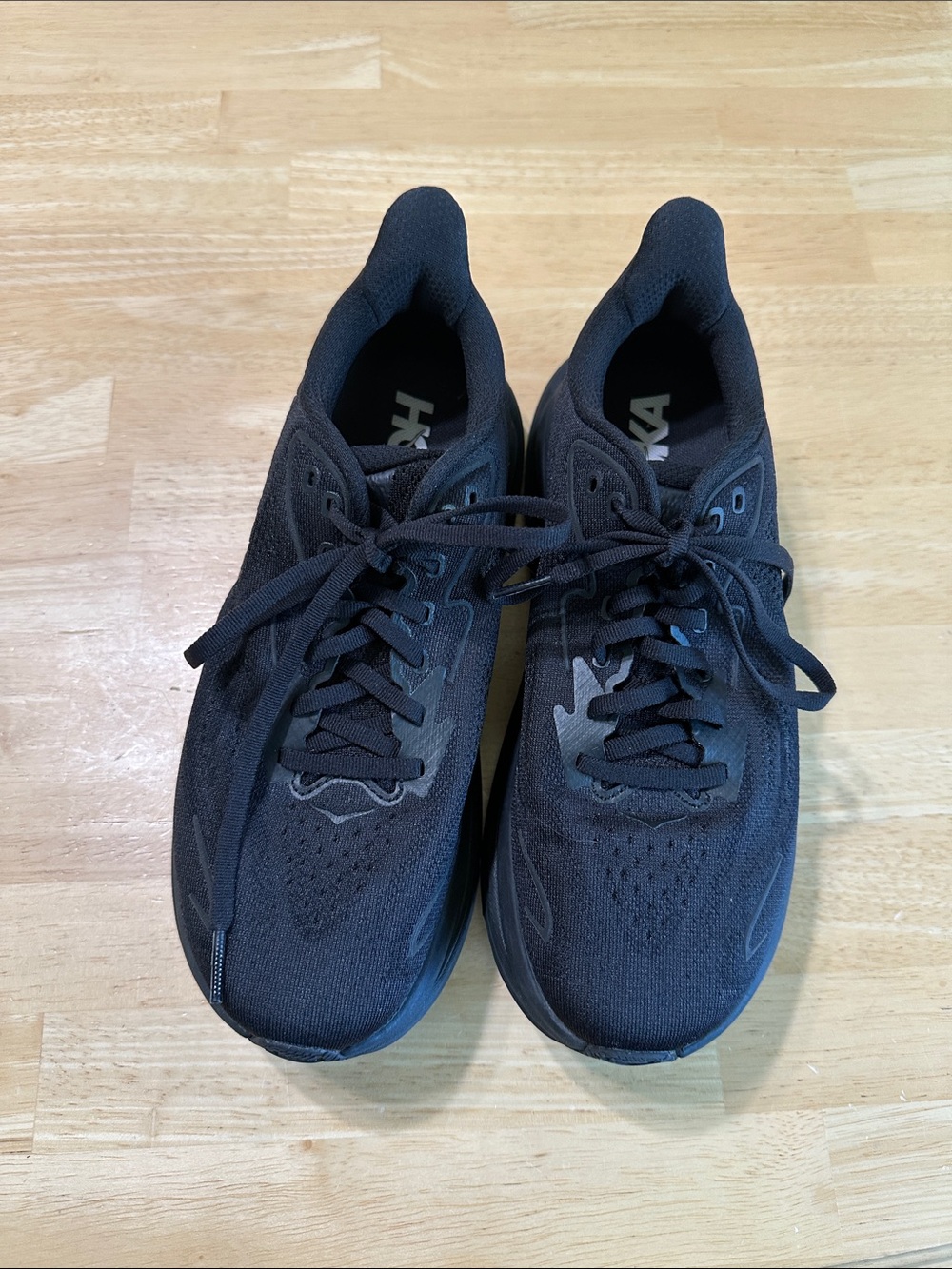 Hoka Black Athletic Running Shoes